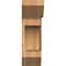 Ekena Millwork Westlake Slat Smooth Bracket w/ Offset Brace, Western Red Cedar, 7 1/2"W x 20"D x 24"H BKT0806X20X24WTL06SWR - alternate 3